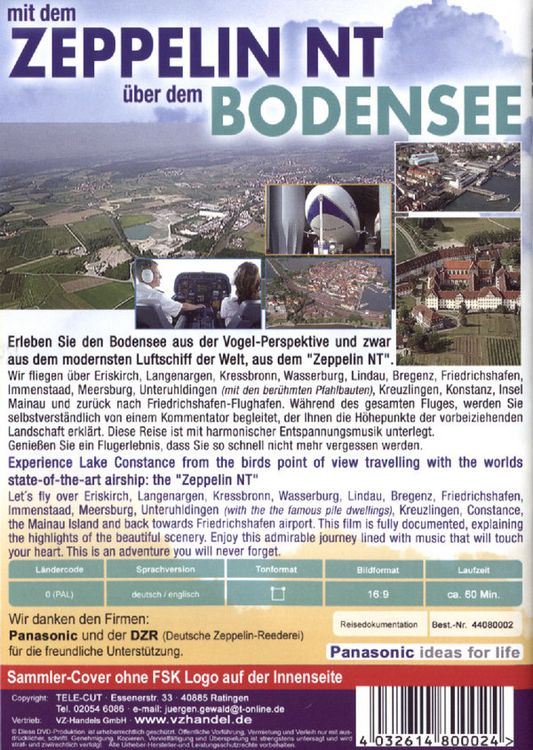 Produktbild: Mit dem Zeppelin NT &uuml;ber dem Bodensee