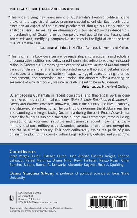 Produktbild: State-Society Relations in Guatemala