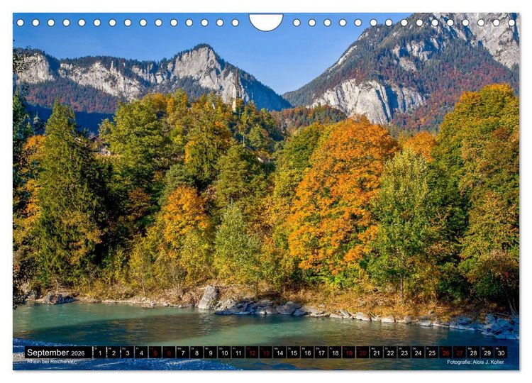 Produktbild: Das Rheintal 2026 (Wandkalender 2026 DIN A4 quer), CALVENDO Monatskalender