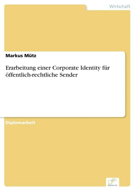 Produktbild: Erarbeitung einer Corporate Identity f&uuml;r &ouml;ffentlich-rechtliche Sender