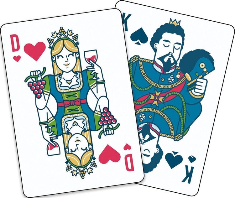 Produktbild: Servus! 55 Spielkarten mit bayerischen Motiven