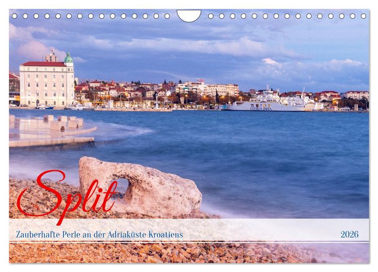 Produktbild: Split - Zauberhafte Perle an der Adriak&uuml;ste Kroatiens (Wandkalender 2026 DIN A4 quer), CALVENDO Monatskalender