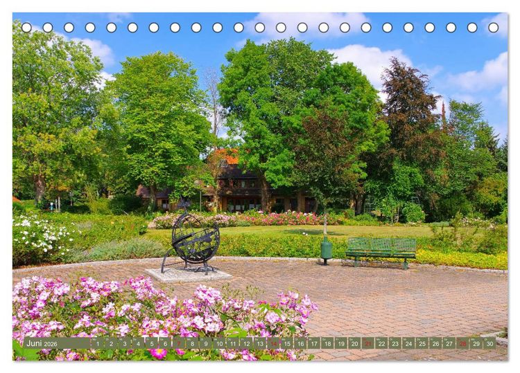 Produktbild: Bad Bodenteich - Kurort in der L&uuml;neburger Heide (Tischkalender 2026 DIN A5 quer), CALVENDO Monatskalender