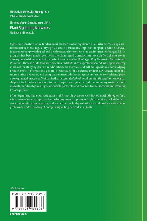 Produktbild: Plant Signalling Networks