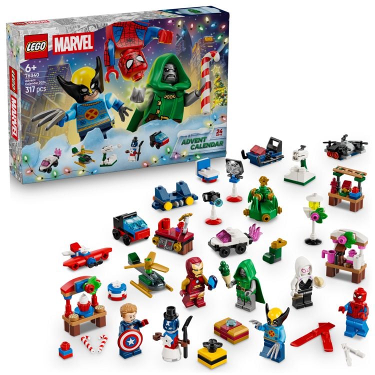 Produktbild: LEGO ǀ Marvel Adventskalender 2026 Superhelden f&uuml;r Kinder 76340
