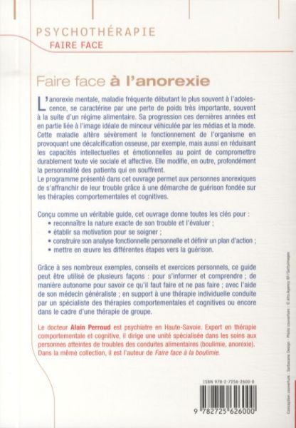 Produktbild: Faire face &agrave; l'anorexie