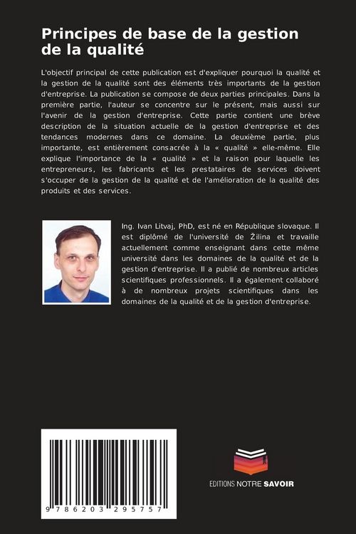 Produktbild: Principes de base de la gestion de la qualit&eacute;