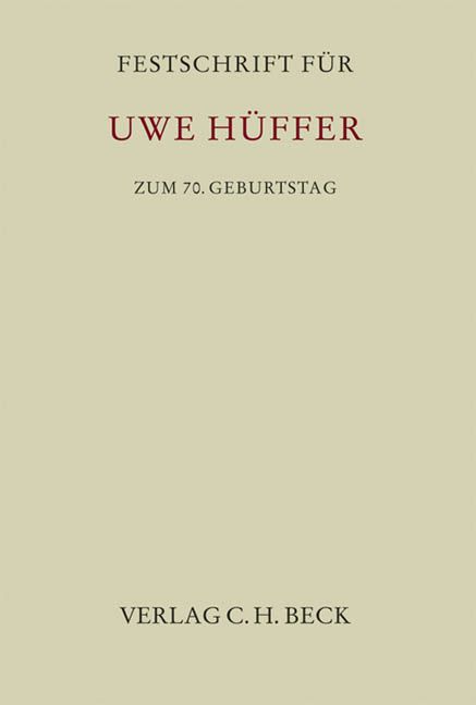 Produktbild: Festschrift f&uuml;r Uwe H&uuml;ffer zum 70. Geburtstag