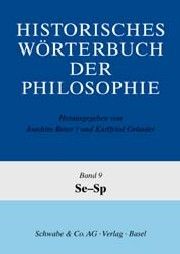 Produktbild: Historisches W&ouml;rterbuch der Philosophie (HWPH). Band 9, Se-Sp