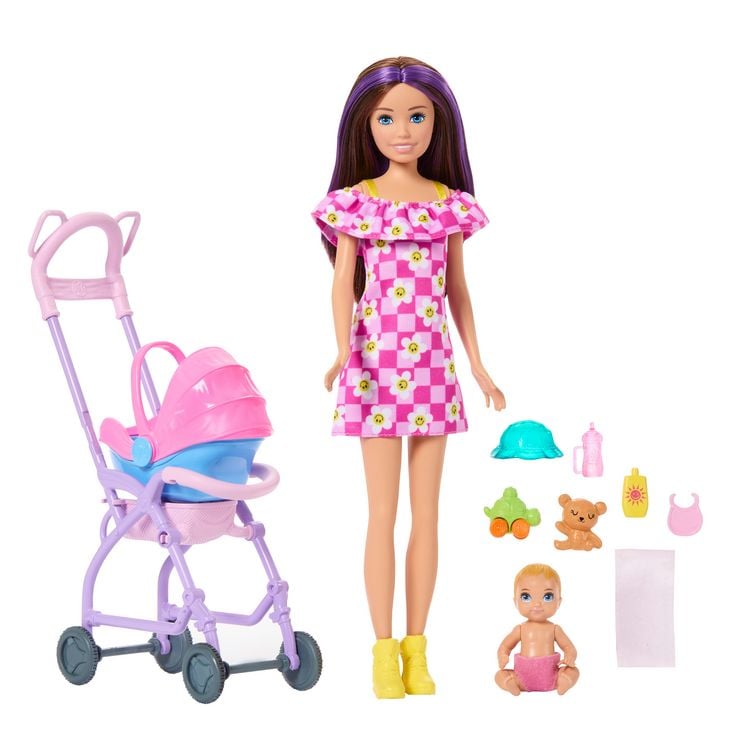 Produktbild: Barbie "Skipper Babysitters Inc." Kinderwagen Spielset