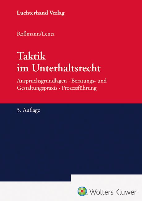 Produktbild: Taktik im Unterhaltsrecht