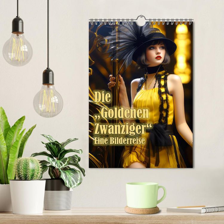 Produktbild: Die Goldenen Zwanziger - Eine Bilderreise (Wandkalender 2026 DIN A4 hoch), CALVENDO Monatskalender