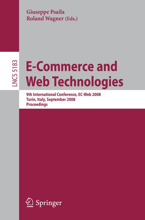 Produktbild: E-Commerce and Web Technologies
