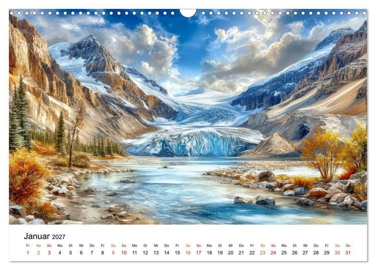 Produktbild: Kanada - Weite, Wasser, Wunder (Wandkalender 2027 DIN A3 quer), CALVENDO Monatskalender