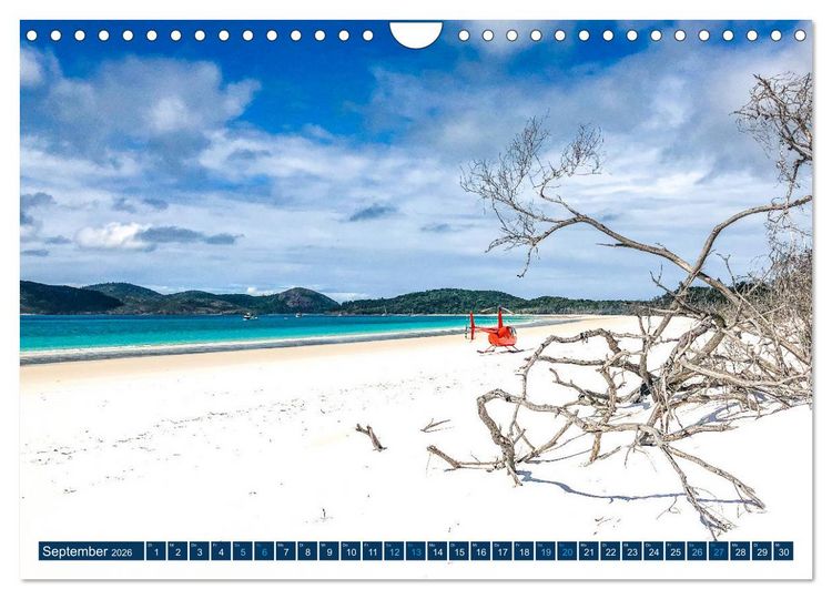 Produktbild: Great Barrier Reef und die Whitsundays (Wandkalender 2026 DIN A4 quer), CALVENDO Monatskalender