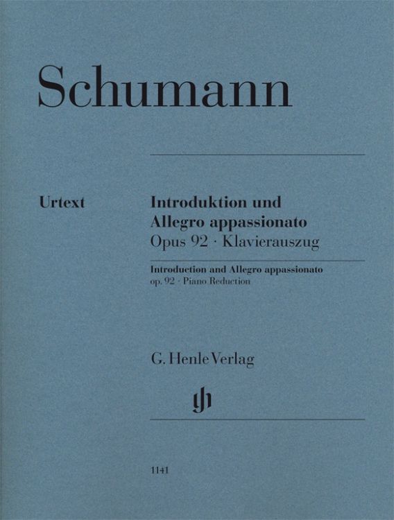 Produktbild: Robert Schumann - Introduktion und Allegro appassionato op. 92 f&uuml;r Klavier und Orchester