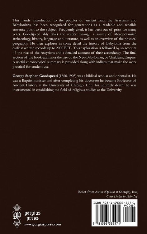 Produktbild: A History of the Babylonians and Assyrians