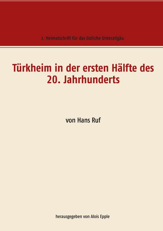 Produktbild: T&uuml;rkheim in der ersten H&auml;lfte des 20. Jahrhunderts