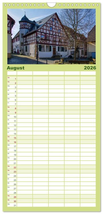Produktbild: Familienplaner 2026 - Meisenheim - Die Perle im Glantal mit 5 Spalten (Wandkalender, 21 x 45 cm) CALVENDO
