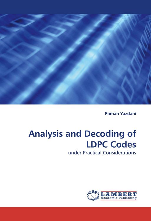 Produktbild: Analysis and Decoding of LDPC Codes