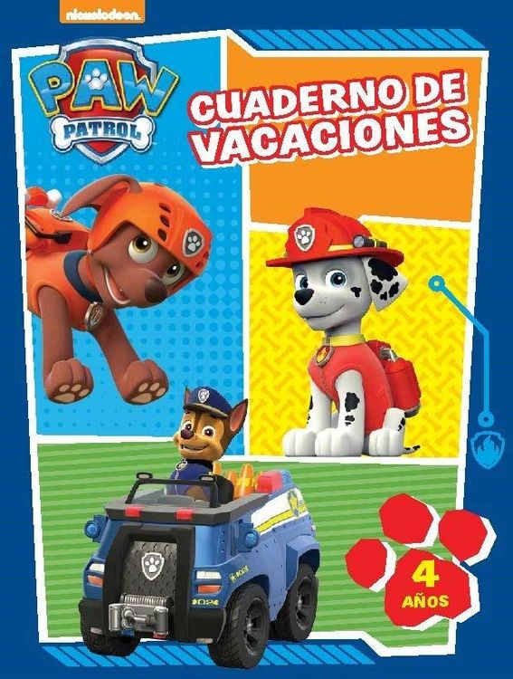 Produktbild: Cuaderno de vacaciones : 4 a&ntilde;os : paw patrol