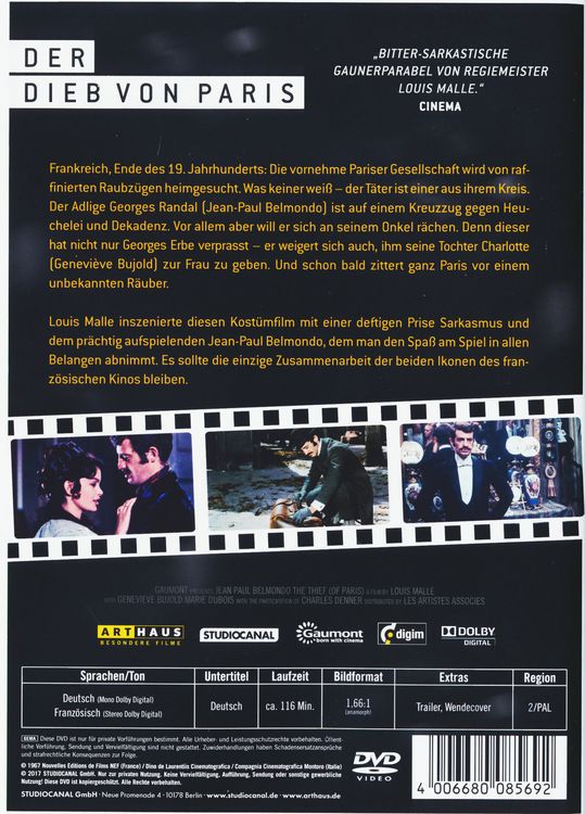 Produktbild: Der Dieb von Paris - Digital Remastered