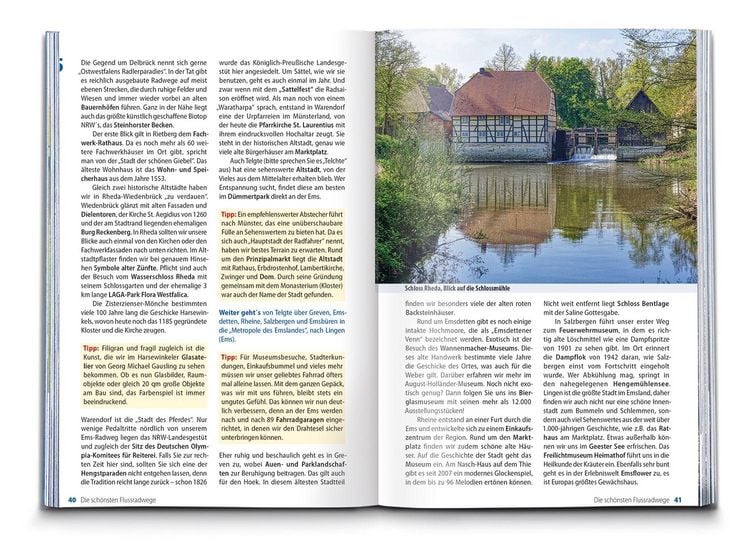Produktbild: BVA Die 33 sch&ouml;nsten Flussradwege in Deutschland