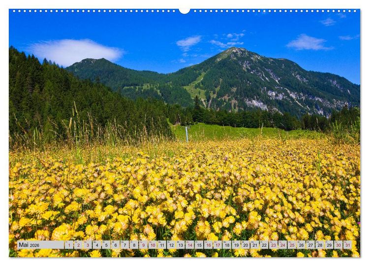 Produktbild: Herzliche Gr&uuml;&szlig;e aus Flachau (Wandkalender 2026 DIN A2 quer), CALVENDO Monatskalender