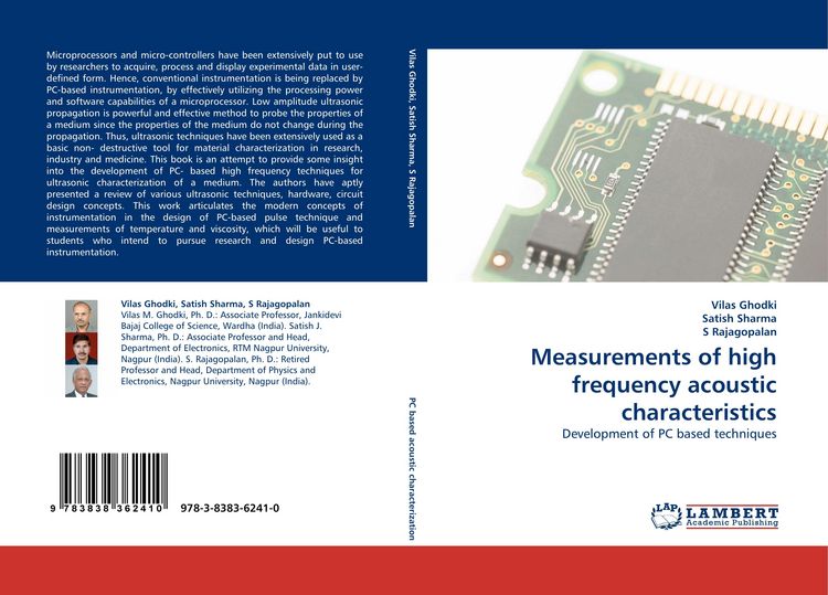 Produktbild: Measurements of high frequency acoustic characteristics