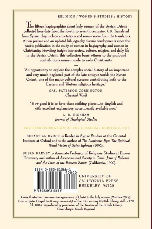 Produktbild: Holy Women of the Syrian Orient