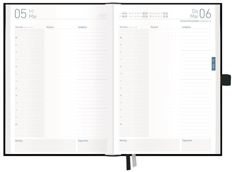 Produktbild: Organizer Day by Day A5 2027