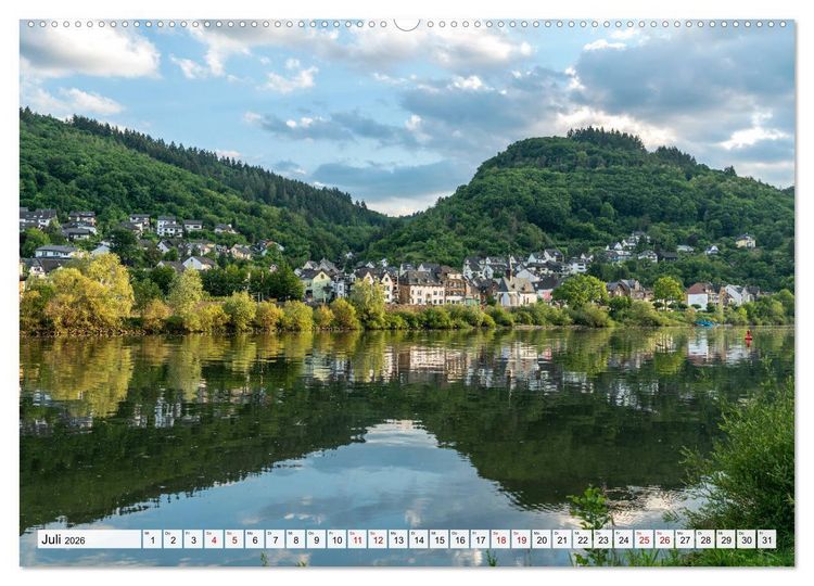 Produktbild: Die Mosel - Landkreis Cochem - Zell (hochwertiger Premium Wandkalender 2026 DIN A2 quer), Kunstdruck in Hochglanz