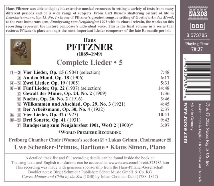 Produktbild: Schenker-Primus, U: S&auml;mtliche Lieder,Vol.5