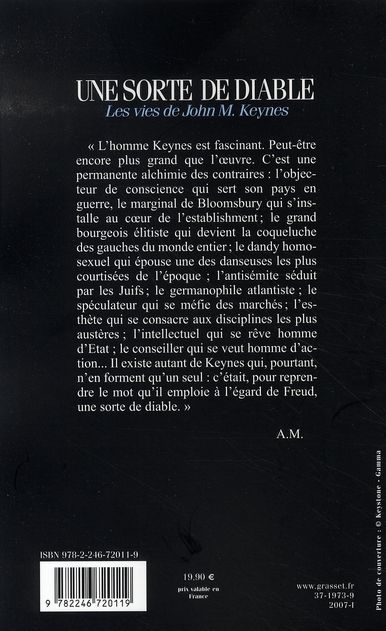 Produktbild: Une Sorte de Diable Les Vies de J.M Keynes