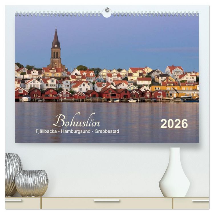 Produktbild: Bohusl&auml;n Fj&auml;llbacka - Hamburgsund - Grebbestad 2026 (hochwertiger Premium Wandkalender 2026 DIN A2 quer), Kunstdruck in Hochglanz