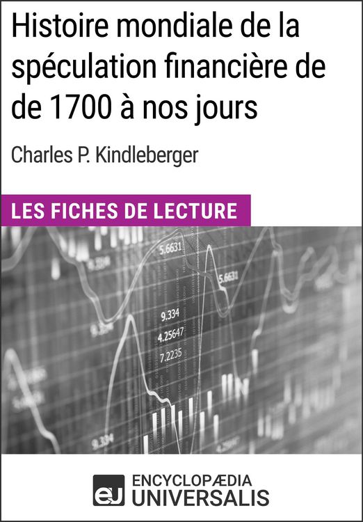 Produktbild: Histoire mondiale de la sp&eacute;culation financi&egrave;re de de 1700 &agrave; nos jours de Charles P. Kindleberger