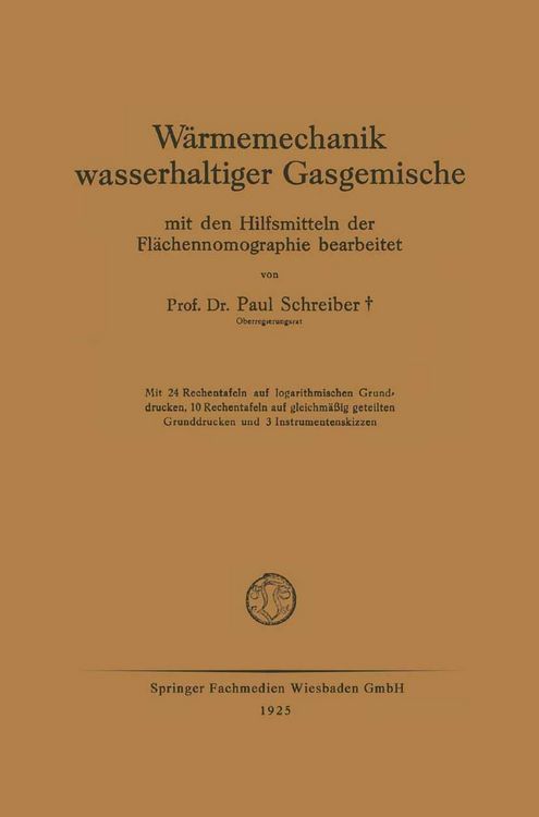 Produktbild: W&auml;rmemechanik wasserhaltiger Gasgemische