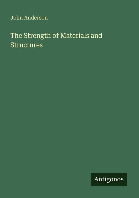 Produktbild: The Strength of Materials and Structures
