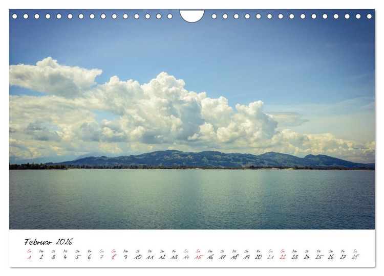 Produktbild: Unterwegs am Bodensee (Wandkalender 2026 DIN A4 quer), CALVENDO Monatskalender