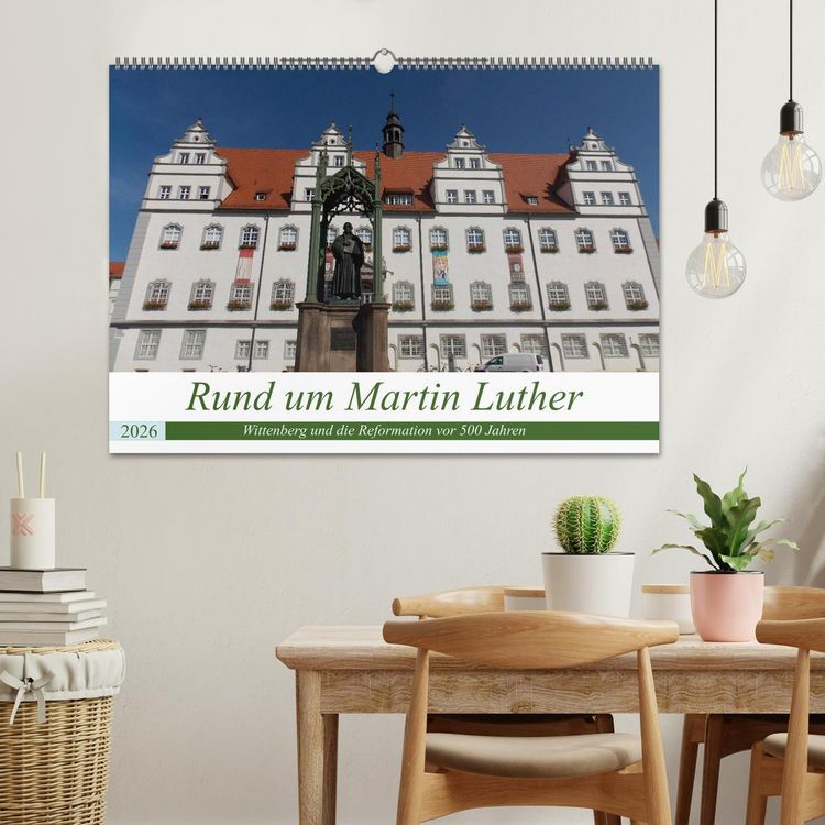 Produktbild: Rund um Martin Luther (Wandkalender 2026 DIN A2 quer), CALVENDO Monatskalender