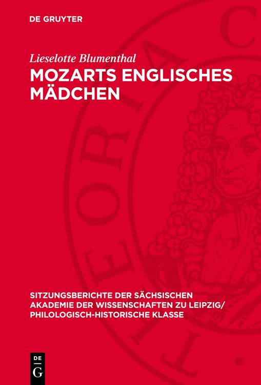 Produktbild: Mozarts englisches M&auml;dchen