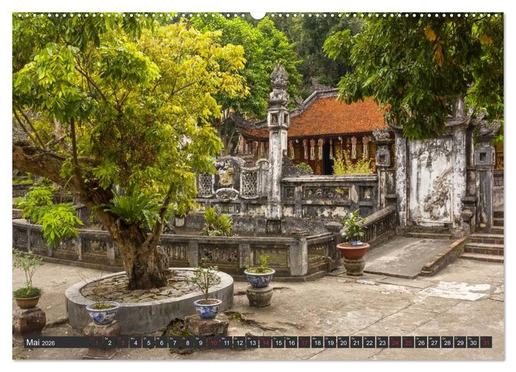 Produktbild: Vietnam - Zwischen Mekong und Halong Bucht (Wandkalender 2026 DIN A2 quer), CALVENDO Monatskalender