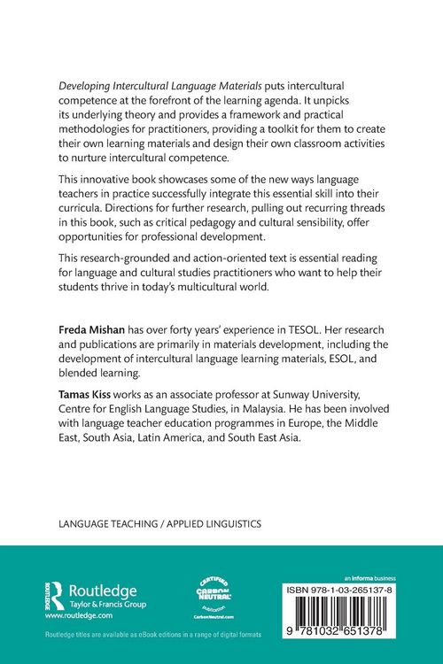 Produktbild: Developing Intercultural Language Materials