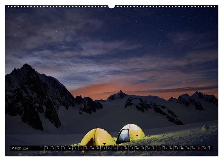 Produktbild: Magical Night Skies (High Quality Premium Wall Calendar 2026 DIN A2 landscape),CALVENDO 12 Month Wall Calendar