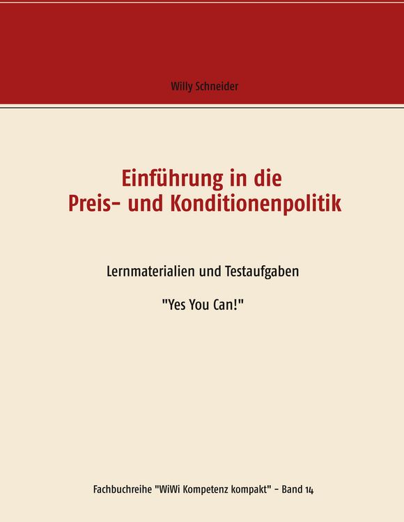 Produktbild: Einf&uuml;hrung in die Preis- und Konditionenpolitik