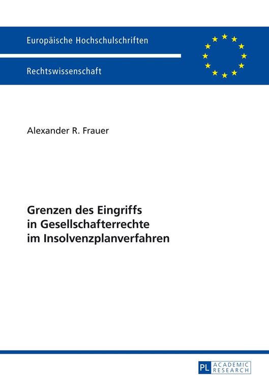 Produktbild: Grenzen des Eingriffs in Gesellschafterrechte im Insolvenzplanverfahren