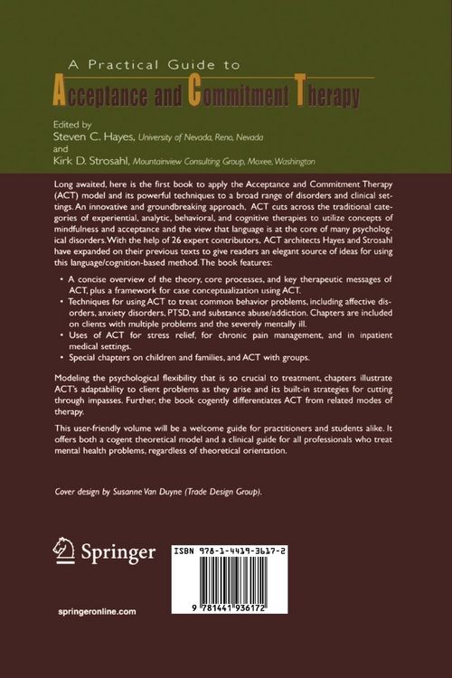 Produktbild: A Practical Guide to Acceptance and Commitment Therapy