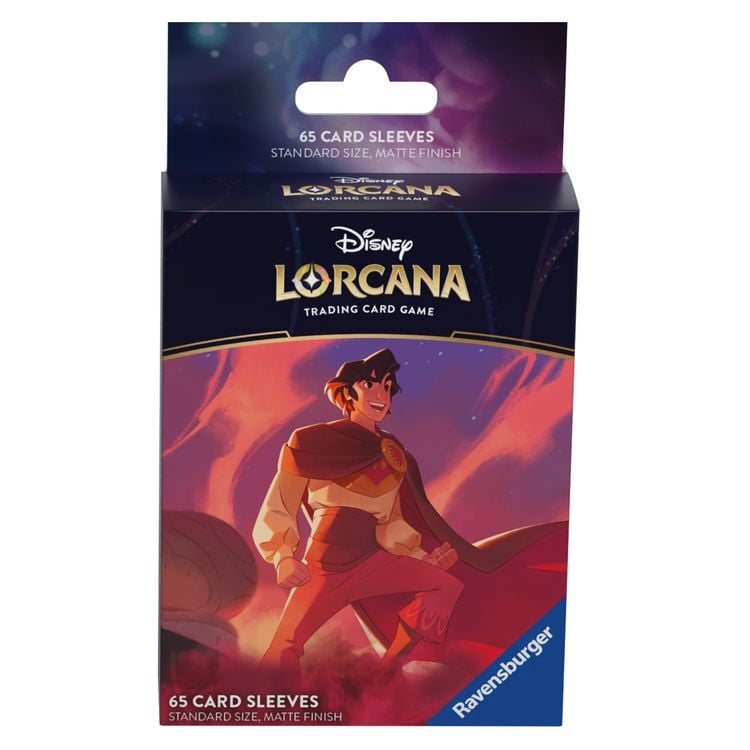Produktbild: Disney Lorcana TCG: Himmelsleuchten - Kartenh&uuml;llen Aladdin