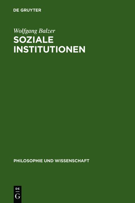 Produktbild: Soziale Institutionen