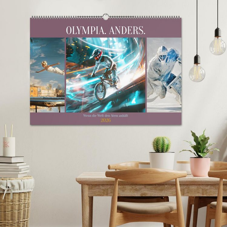 Produktbild: Olympia. Anders. (Wandkalender 2026 DIN A2 quer), CALVENDO Monatskalender